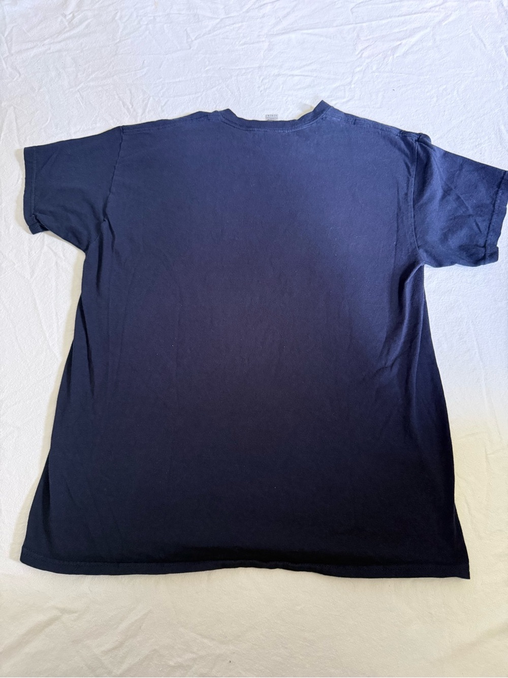 Gildan Heavy Cotton Atlanta Baseball Graphic Tee Navy Blue Mens Size Large - Picture 3 of 5